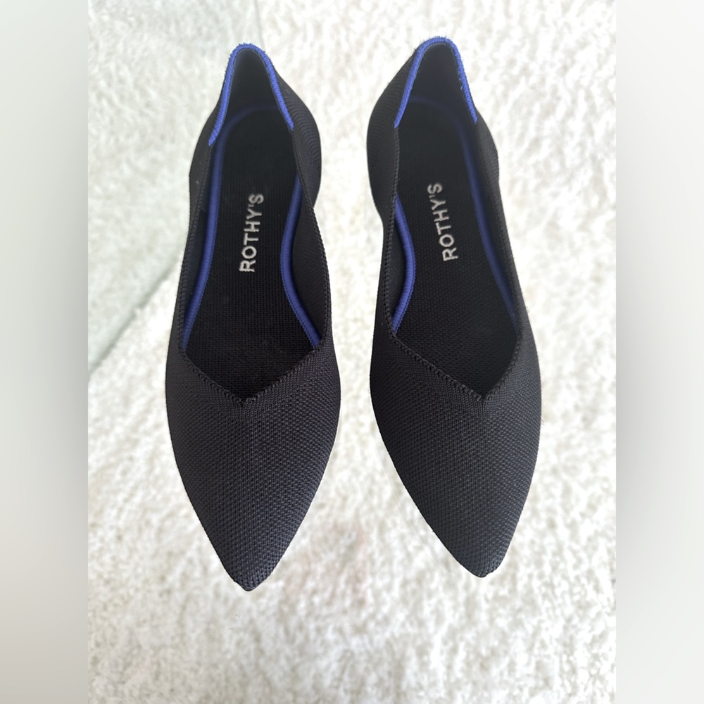 Rothy’s The Point II Black Flats